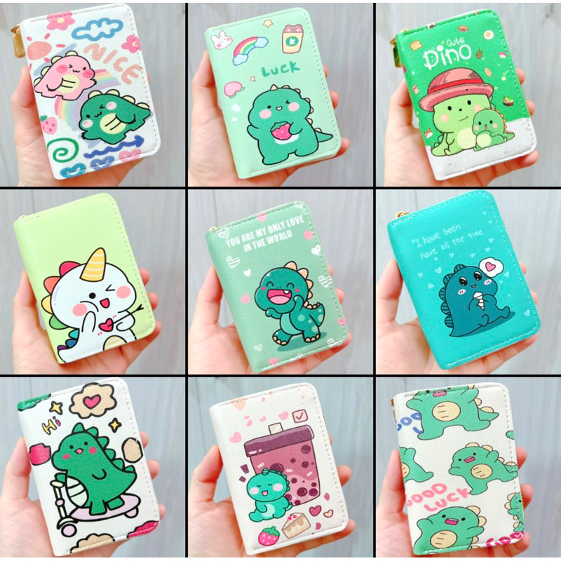 Ví mini 11 ngăn Khủng Long Dino siêu xinh ( KM007)