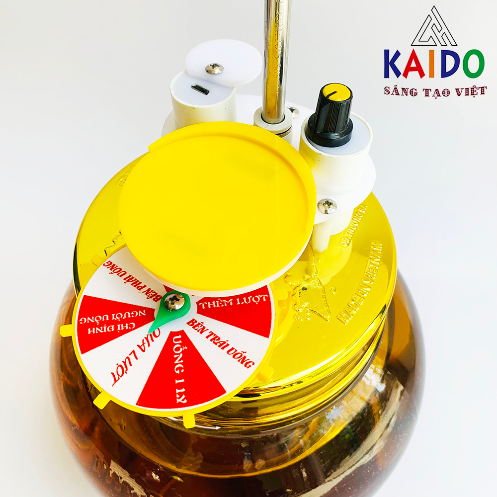 Máy rót rượu tự động K04 Bình thủy tinh Đặt Ly Tự Rót 2.7L
