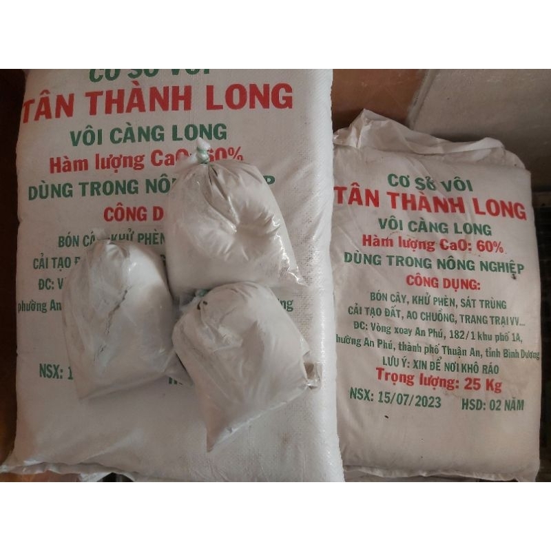 1Kg Vôi Nông Nghiệp Đã Qua Xử Lý Dùng Hạ Phèn Trên Đất Và Bón Cây Trồng