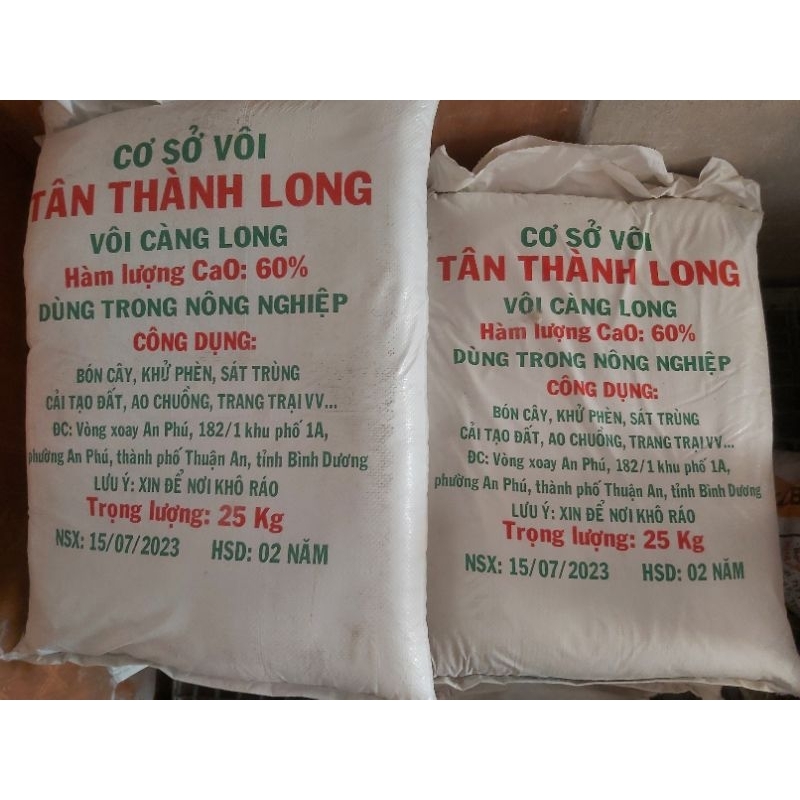 1Kg Vôi Nông Nghiệp Đã Qua Xử Lý Dùng Hạ Phèn Trên Đất Và Bón Cây Trồng