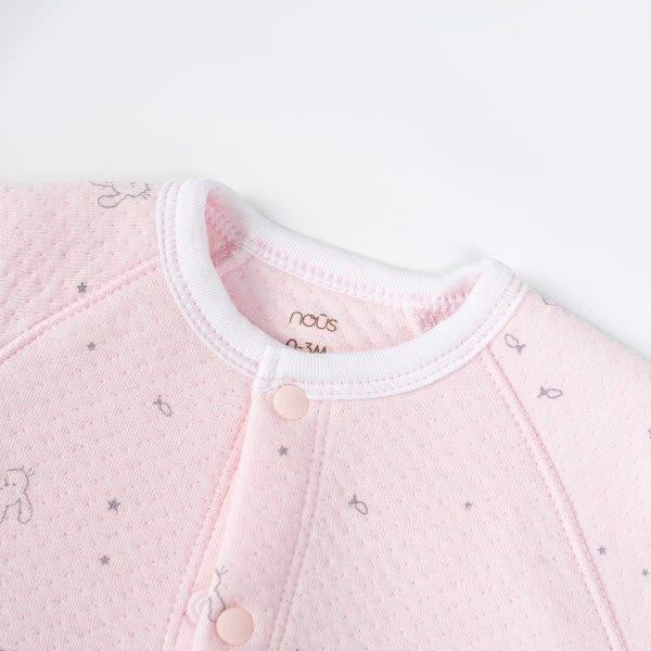 NOUS Bộ quần áo dài thu đông chần bông cho bé 0M-9M