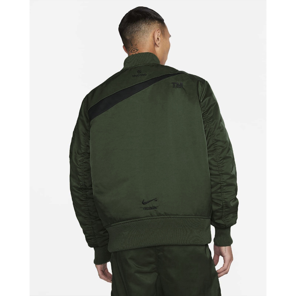 CHÍNH HÃNG - Áo khoác thể thao nam nữ N i k e Sportswear Big Swoosh Therma-FIT Reversible Bomber Jacket DD6055-326