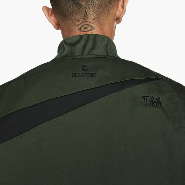 CHÍNH HÃNG - Áo khoác thể thao nam nữ N i k e Sportswear Big Swoosh Therma-FIT Reversible Bomber Jacket DD6055-326