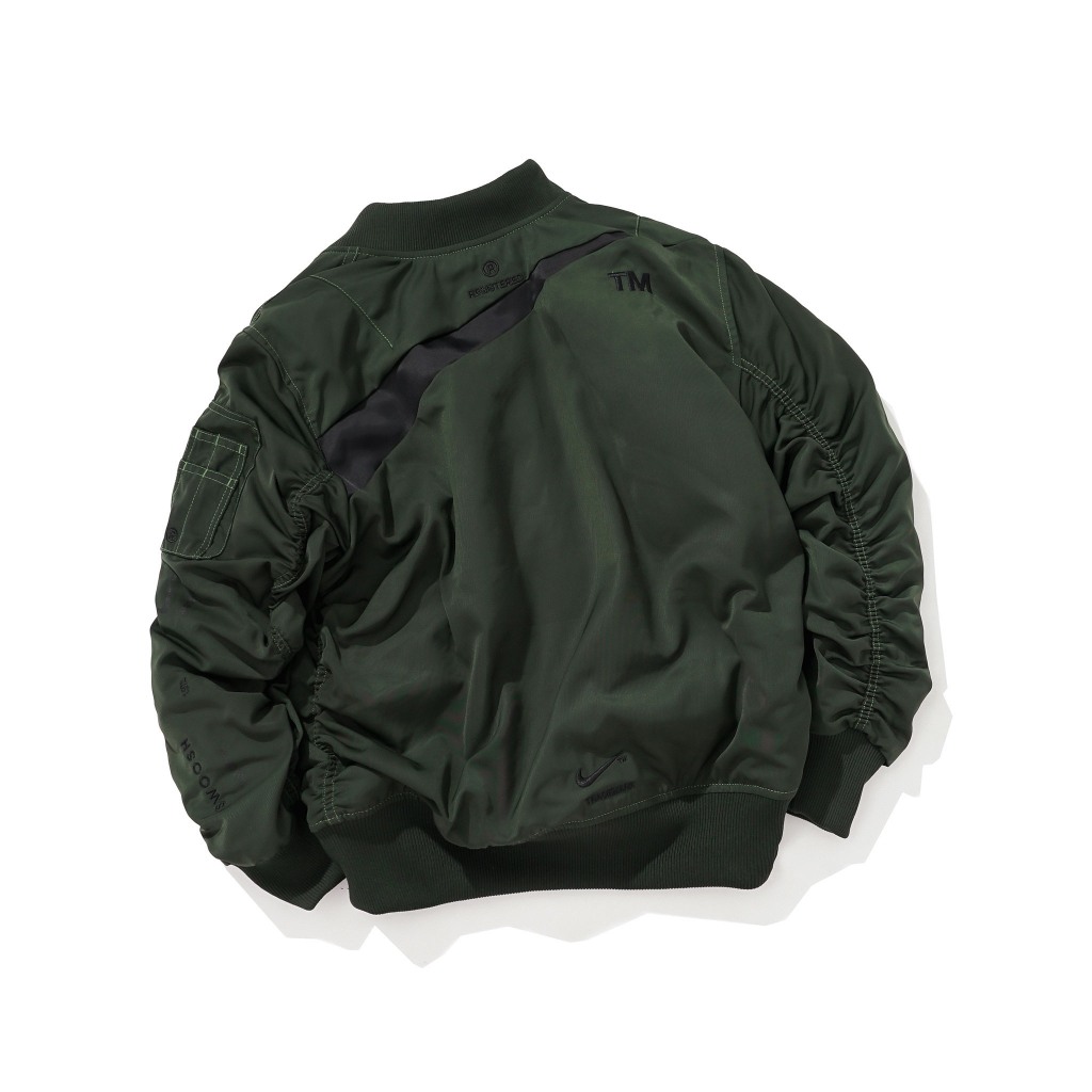 CHÍNH HÃNG - Áo khoác thể thao nam nữ N i k e Sportswear Big Swoosh Therma-FIT Reversible Bomber Jacket DD6055-326