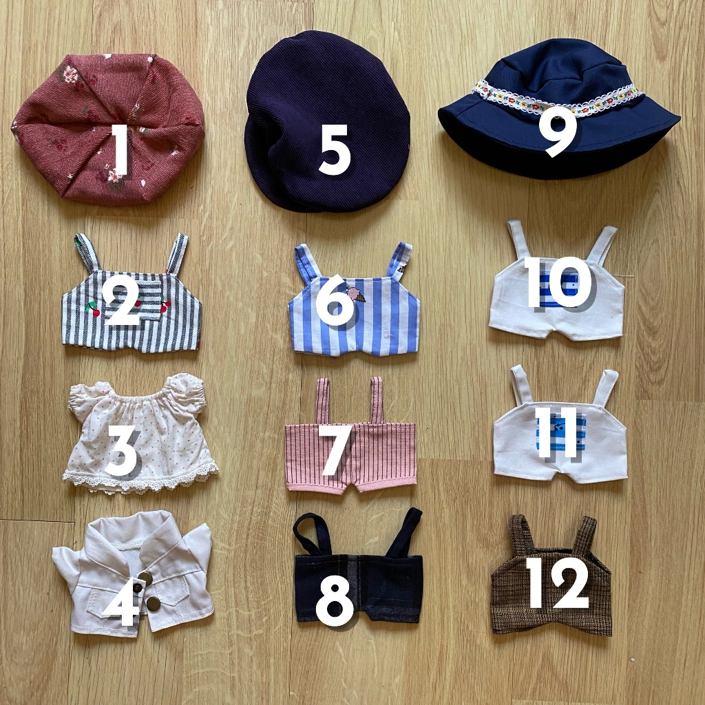 Nhượng outfit cho doll 20cm - Quần áo búp bê
