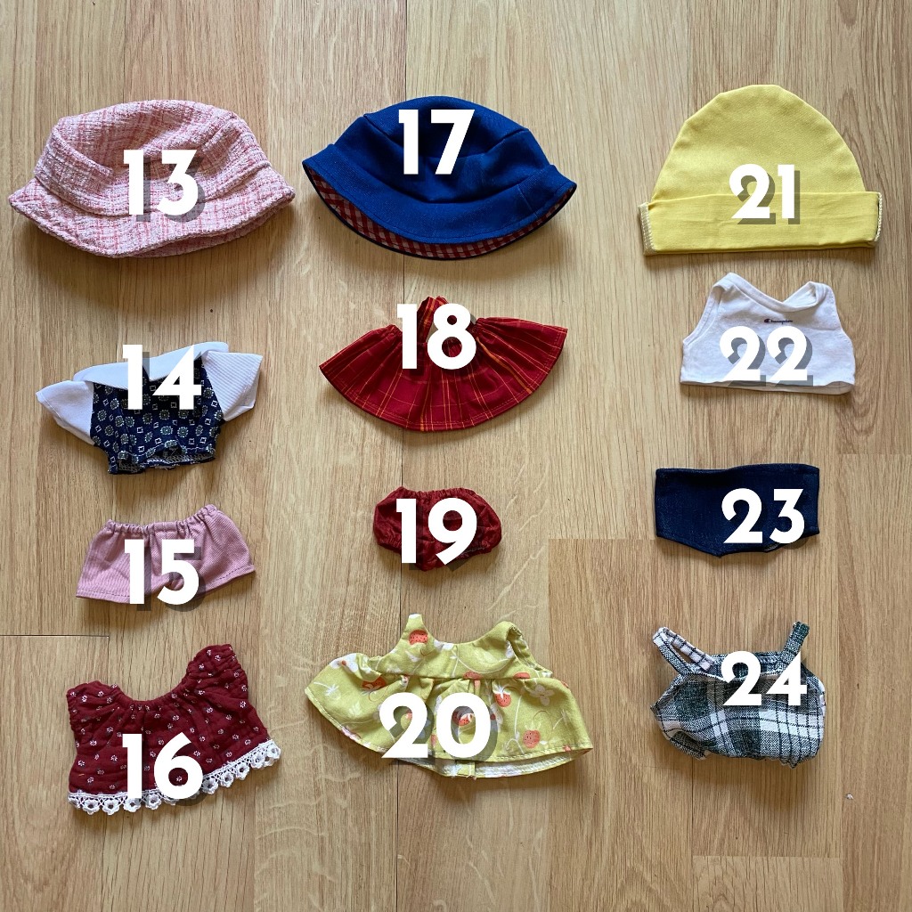 Nhượng outfit cho doll 20cm - Quần áo búp bê