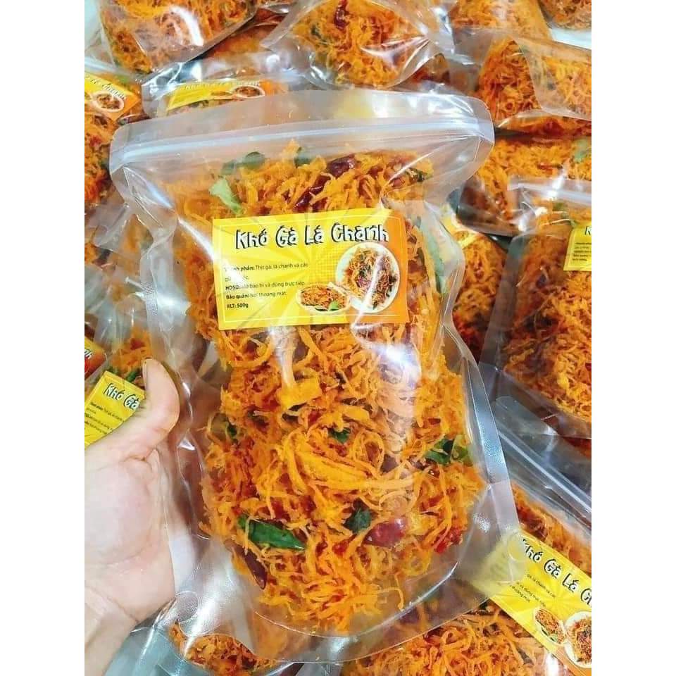 1kg Khô gà lá chanh loại dẻo ngon, không bột