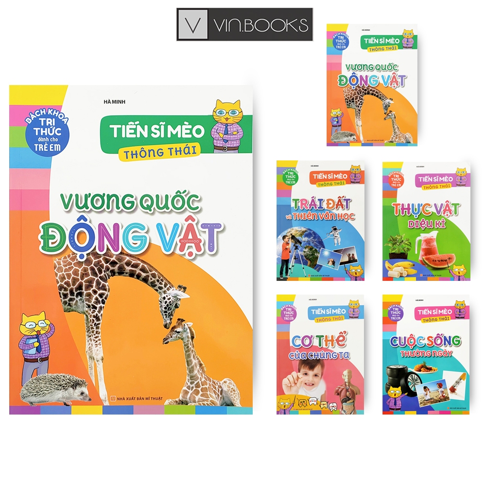 Sách - Tiến Sĩ Mèo Thông Thái - Bách Khoa Tri Thức Dành Cho Trẻ Em (5 Cuốn)