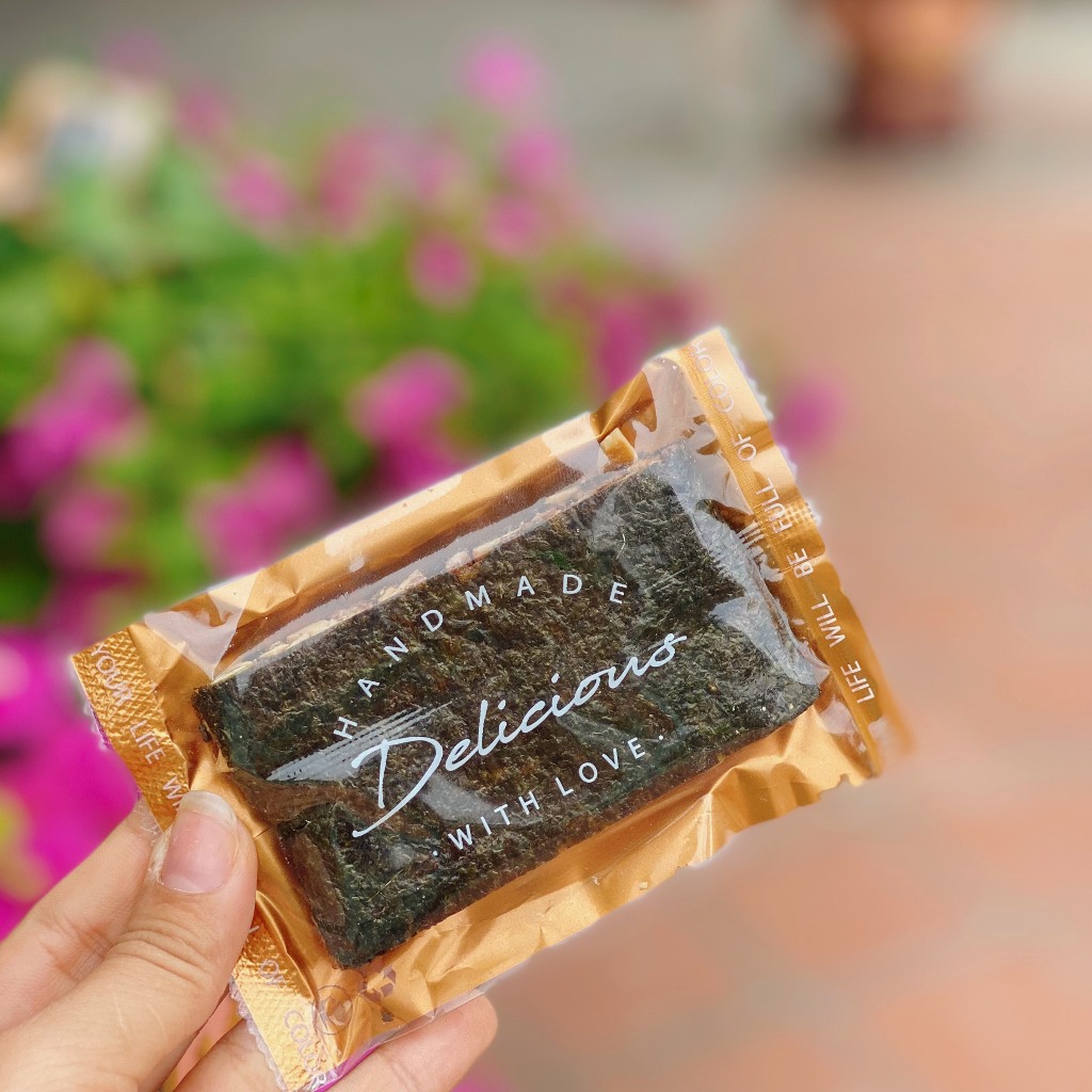 Snack rong biển kẹp hạt dinh dưỡng - Snack ăn vặt healthy không sợ tăng cân - hàng loại 1 không hôi gắt dầu - Túi 500g