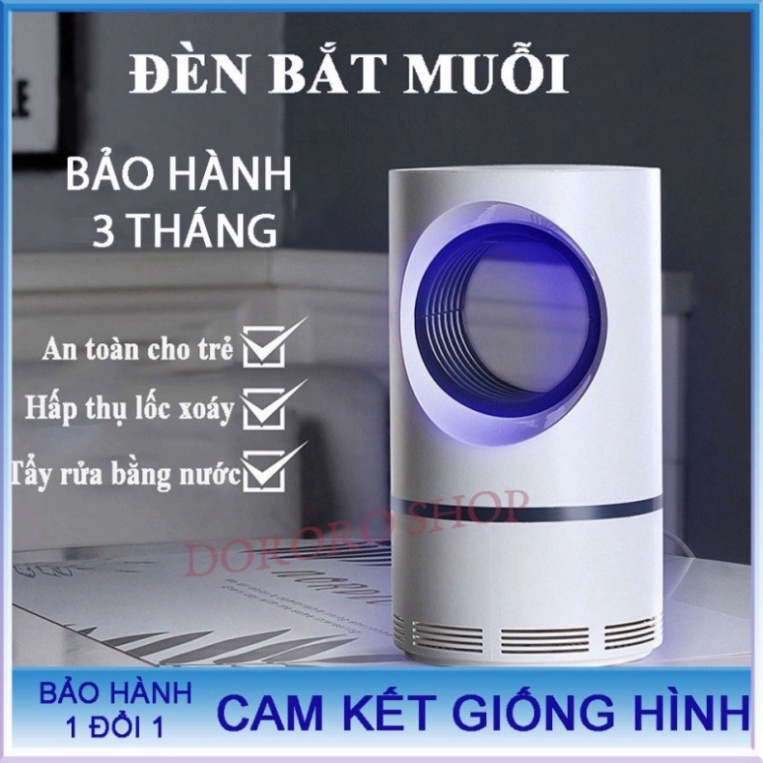 Đèn Bắt Muỗi Hình Trụ Cổng USB - Máy Bắt Muỗi Thế Hệ Mới Hiệu Quả An Toàn