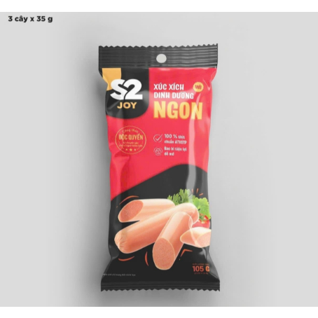 Xúc Xích  S2 Joy Ăn Liền 105G- 210G - 240G  Siêu Ngon