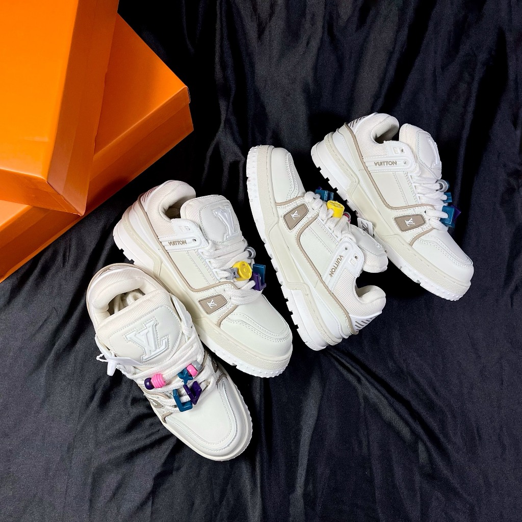 Giày Thể Thao LV Chamr Trắng Thời Trang Full Box Hàng Cao Cấp. Nghĩa Đăng Sneaker