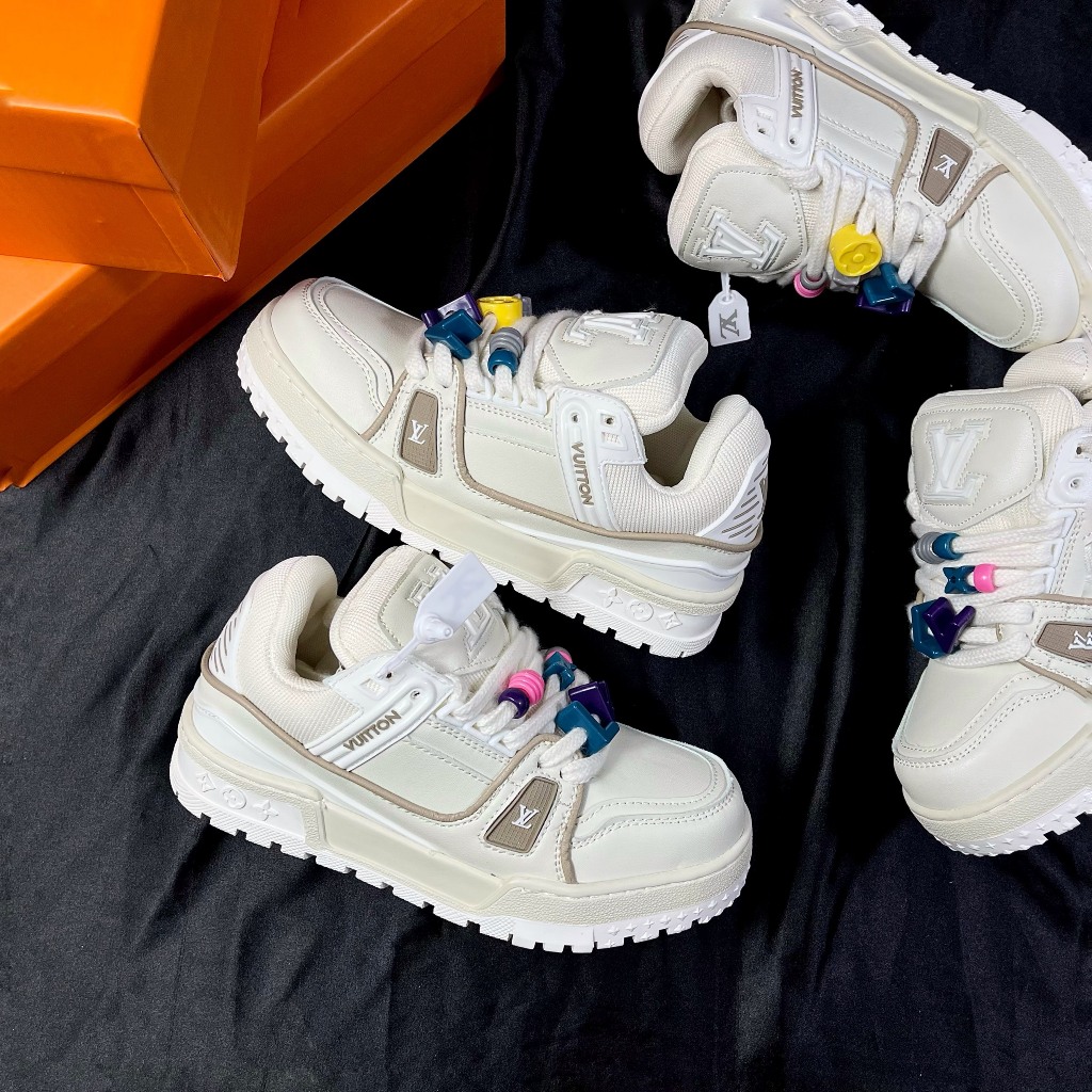 Giày Thể Thao LV Chamr Trắng Thời Trang Full Box Hàng Cao Cấp. Nghĩa Đăng Sneaker