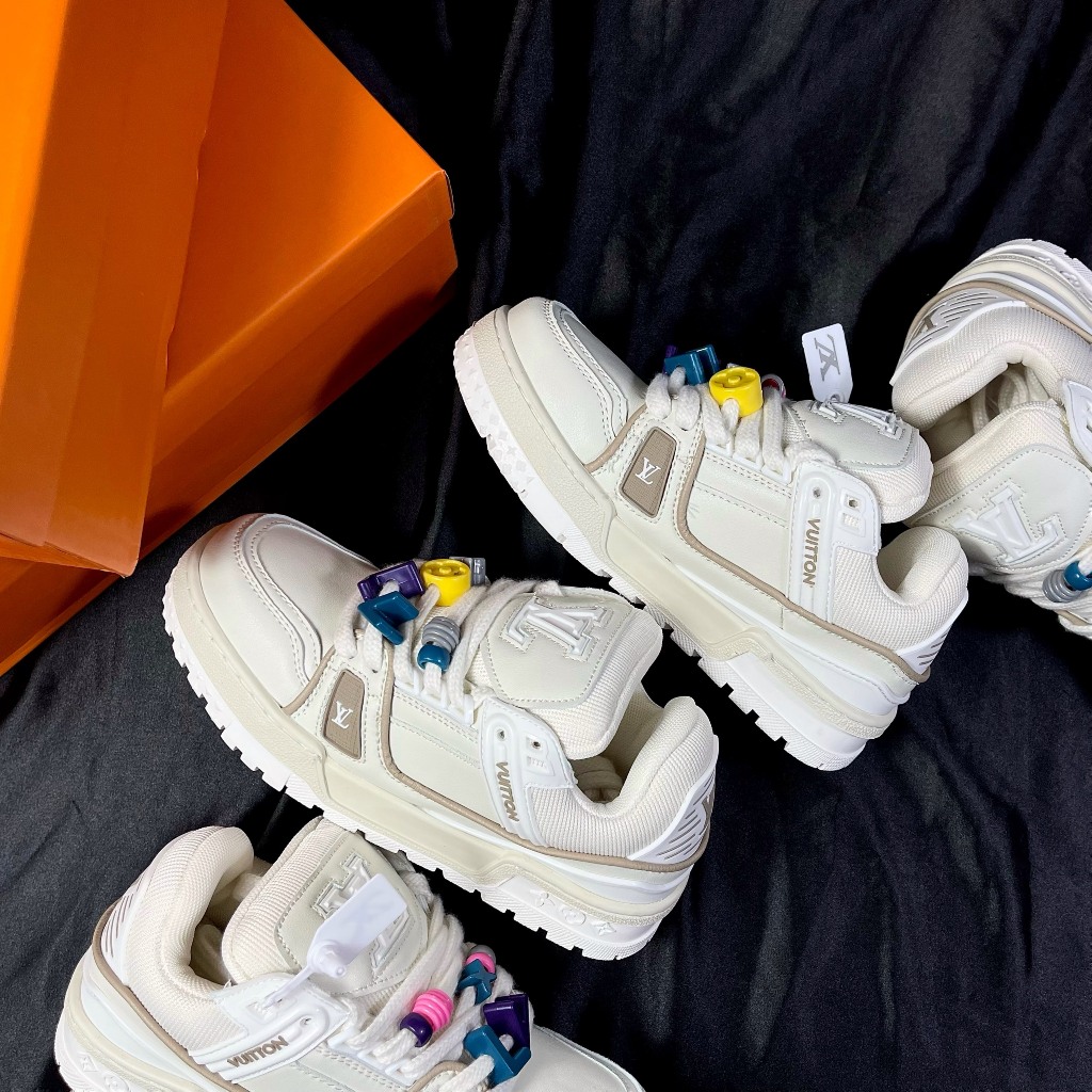 Giày Thể Thao LV Chamr Trắng Thời Trang Full Box Hàng Cao Cấp. Nghĩa Đăng Sneaker