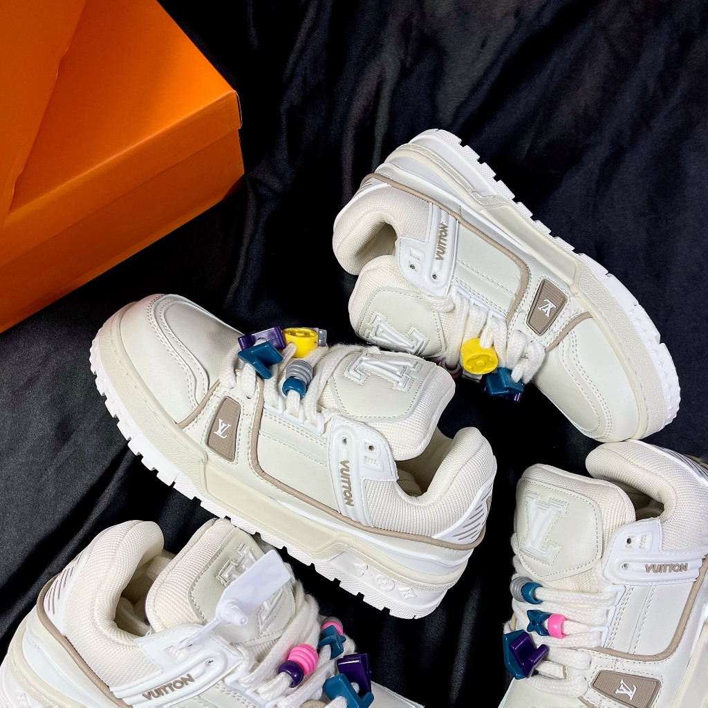 Giày Thể Thao LV Chamr Trắng Thời Trang Full Box Hàng Cao Cấp. Nghĩa Đăng Sneaker
