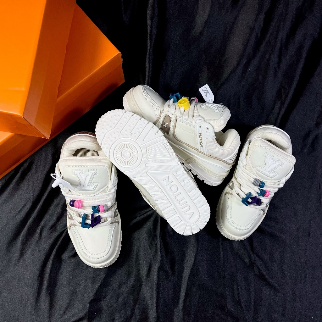 Giày Thể Thao LV Chamr Trắng Thời Trang Full Box Hàng Cao Cấp. Nghĩa Đăng Sneaker