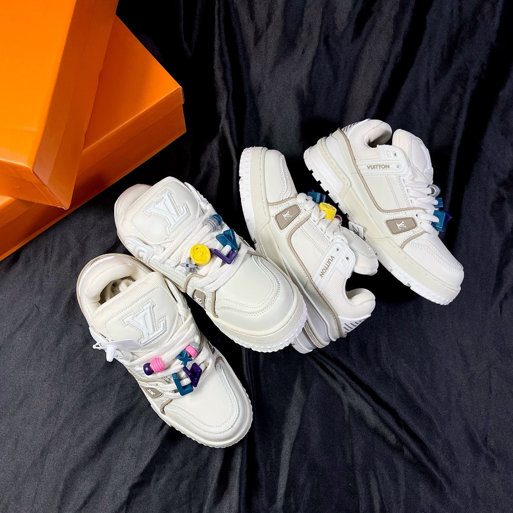 Giày Thể Thao LV Chamr Trắng Thời Trang Full Box Hàng Cao Cấp. Nghĩa Đăng Sneaker