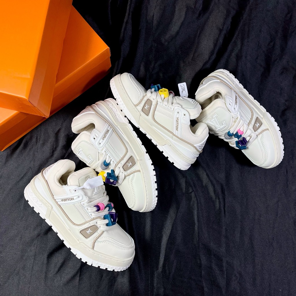 Giày Thể Thao LV Chamr Trắng Thời Trang Full Box Hàng Cao Cấp. Nghĩa Đăng Sneaker