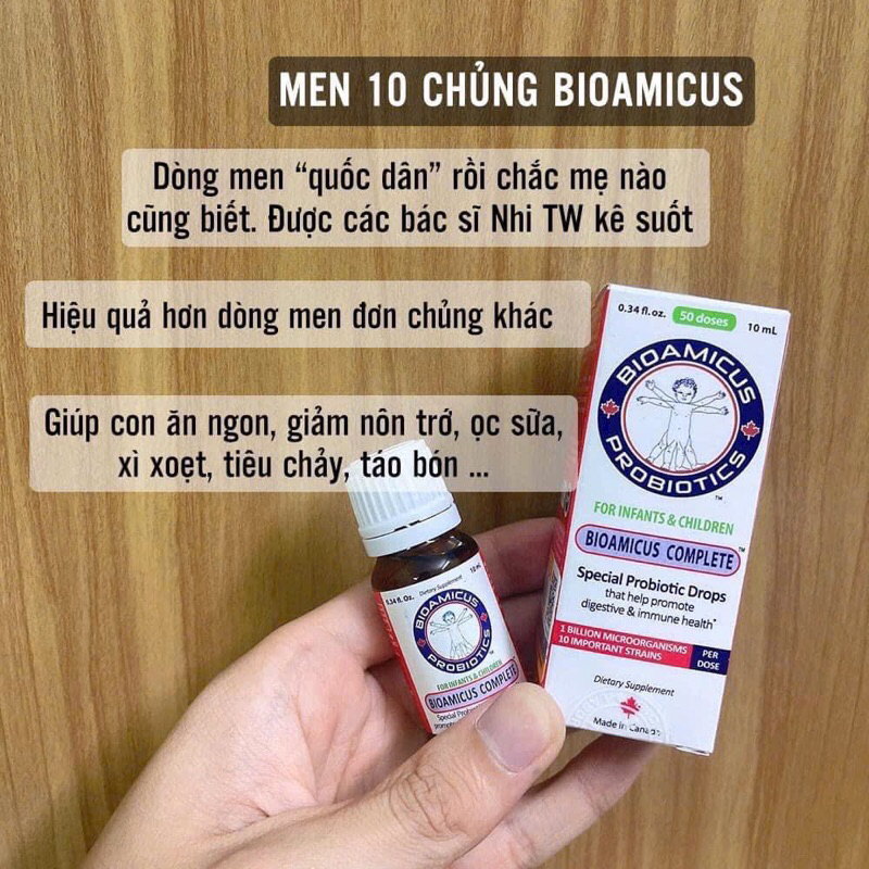 men 10 chủng BioAmicus complete 10ml