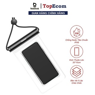 Túi Chống Nước Điện Thoại Baseus Waterproof 5 Lớp Chống Nước Tiêu Chuẩn IPX8 Cho Độ Sâu Đến 30m Phù Hợp Đi Biển Đi Phượt