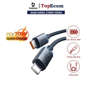 Cáp Sạc Nhanh Cho 11 12 13 14 15 Baseus CAJY0002 Dây Sạc 20w Siêu Bền Truyền Dữ Liệu Tốc Độ Cao