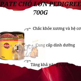 Thức ăn dạng pate dành cho chó lơn Pedigree vị bò - lon 700g