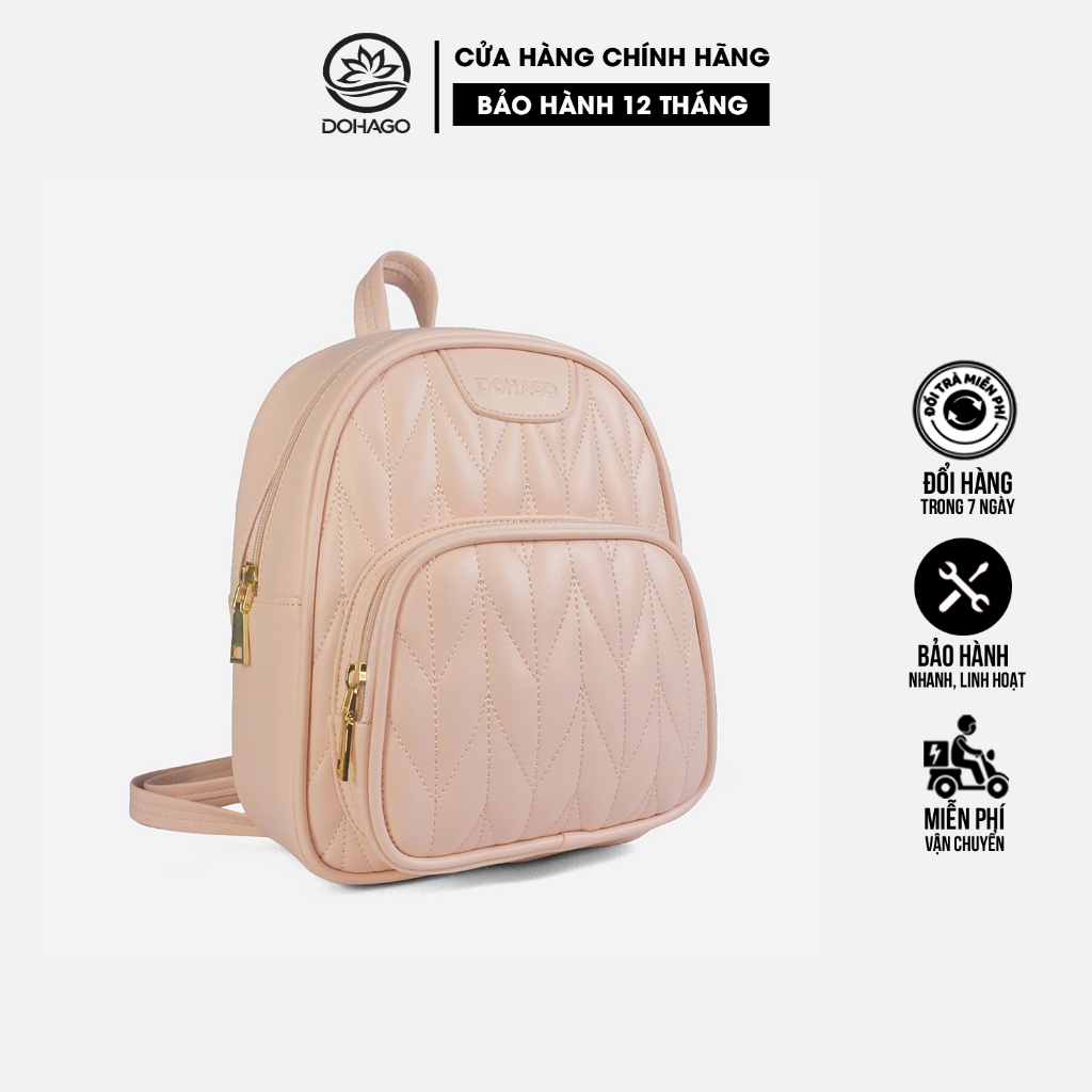 Balo Nữ Thời Trang DOHAGO BN02 Thiết Kế Gọn Nhẹ Mang Phong Cách Nữ Tính, Dễ Thương