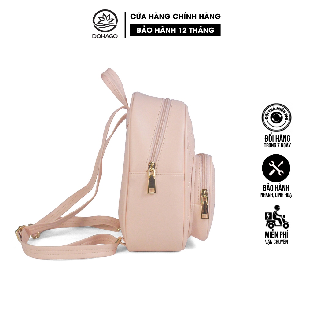 Balo Nữ Thời Trang DOHAGO BN02 Thiết Kế Gọn Nhẹ Mang Phong Cách Nữ Tính, Dễ Thương