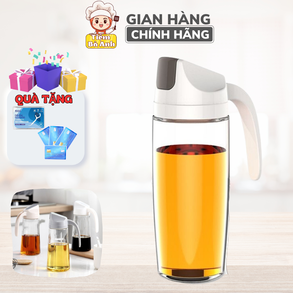 Chai rót dầu ăn , nước mắm , nước tương , để bàn phong cách hiện đại