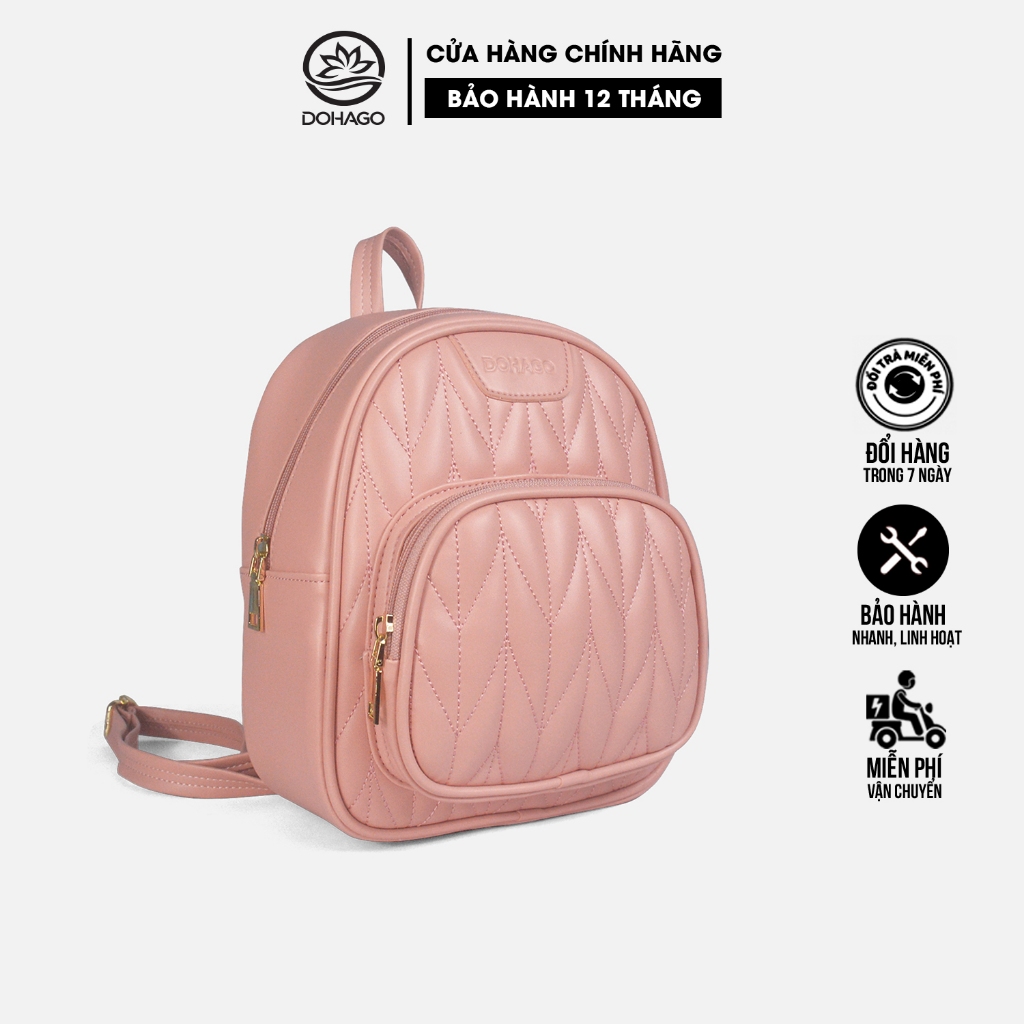 Balo Nữ Thời Trang DOHAGO BN02 Thiết Kế Gọn Nhẹ Mang Phong Cách Nữ Tính, Dễ Thương