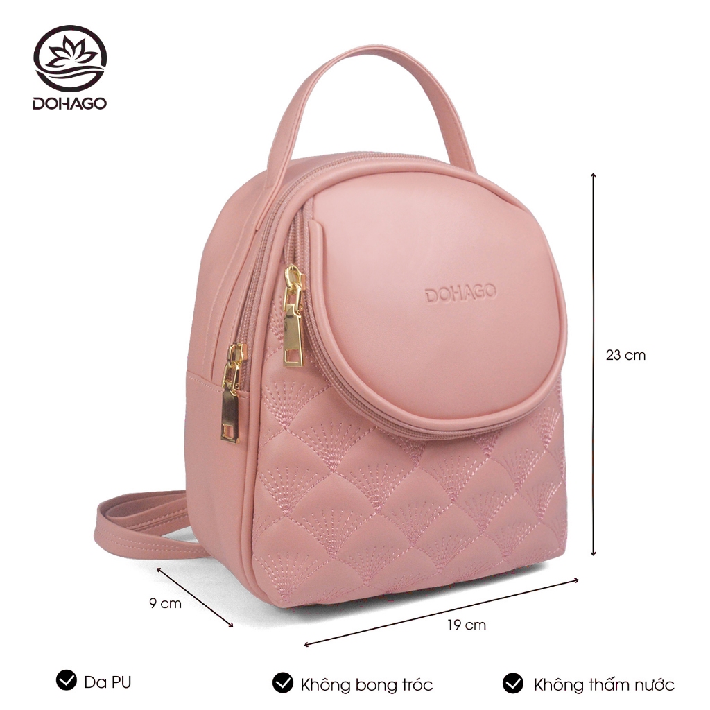 Balo Nữ Thời Trang DOHAGO BN03 Thiết Kế Nhỏ Gọn Mang Phong Cách Năng Động, Dễ Thương