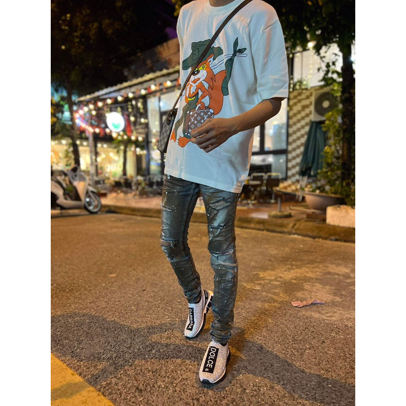 Quần bò jean màu bẩn -5765b(28-34(