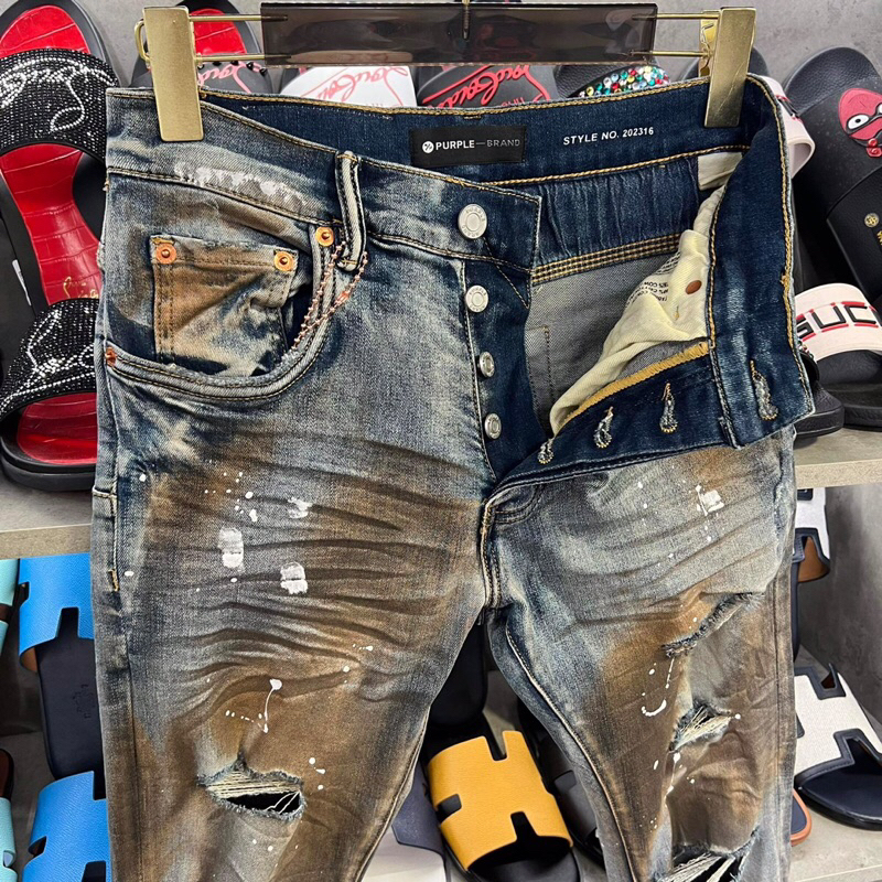 Quần bò jean màu bẩn -5765b(28-34(