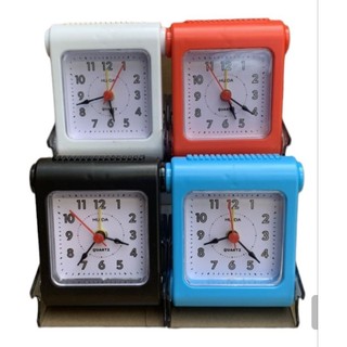 Đồng hồ báo thức để bàn có thể rút gọn có đèn led coi giờ ban đêm đủ màu chuông to dong ho bao thuc de ban