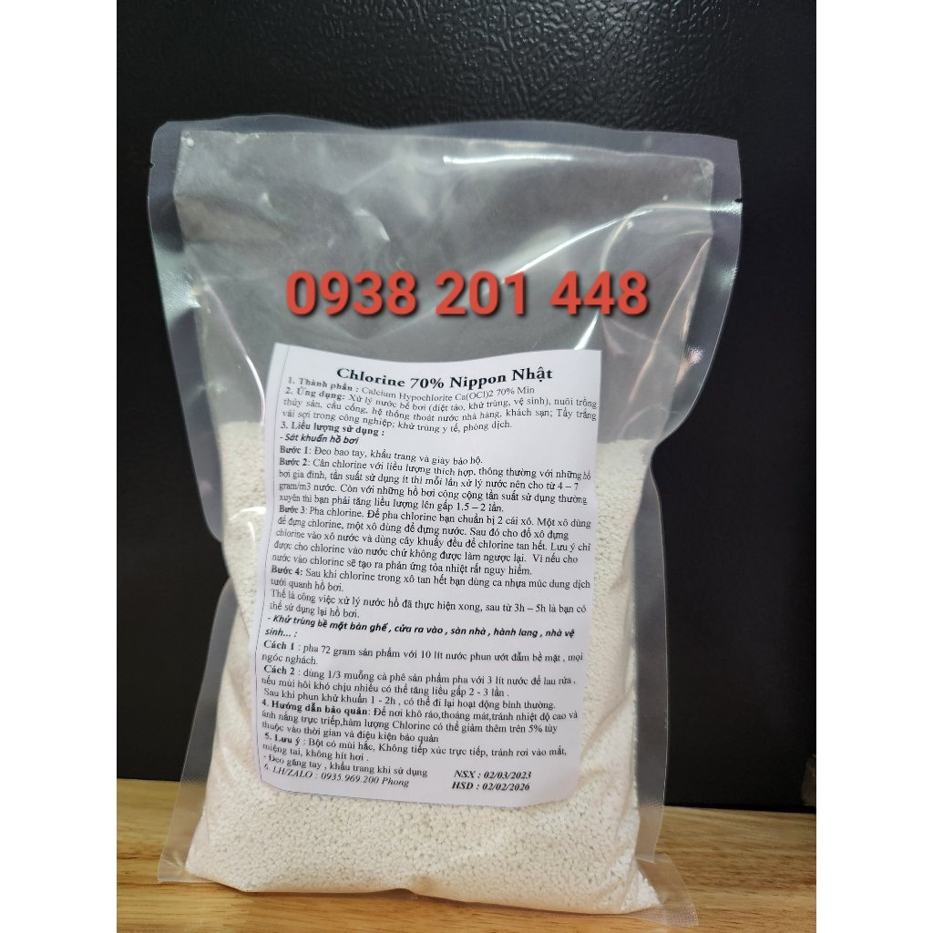 1kg- Clo Nhật 70% Xử Lý Nước ,Hồ Bơi,Khử Trùng nước sinh hoạt