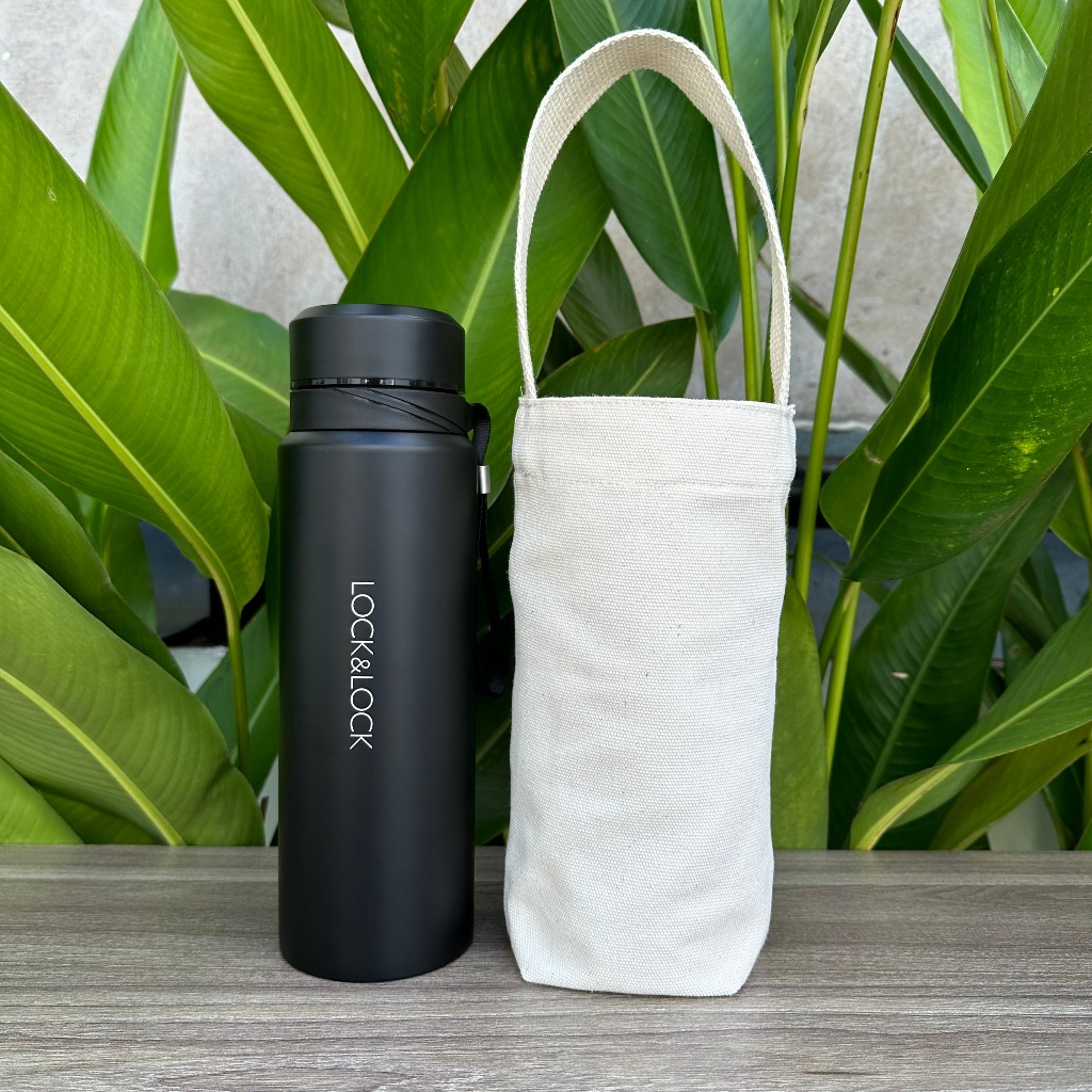 Túi đựng ly giữ nhiệt in hình cung hoàng đạo Sư Tử - Leo  canvas cotton mộc