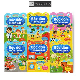 Sách - Bóc Dán Thông Minh Vừa Học Vừa Chơi Phát Triển Sáng Tạo Song Ngữ Việt Anh