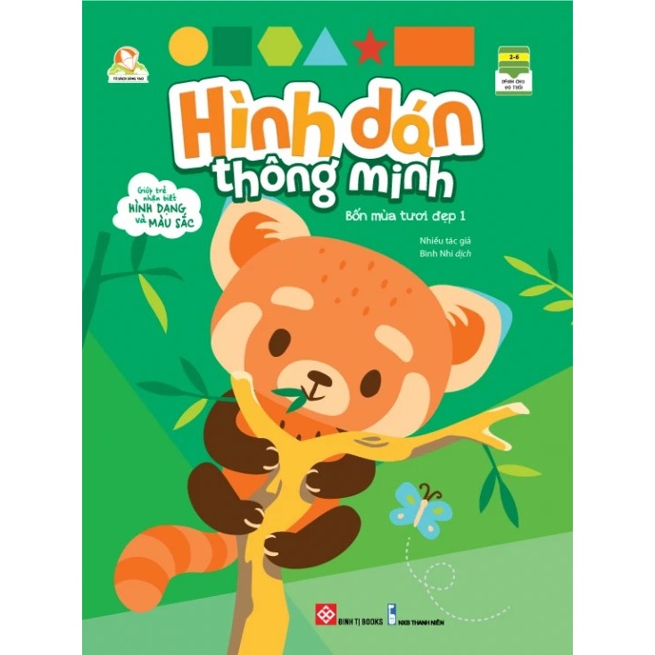 Sách thiếu nhi - Hình dán thông minh - Bốn mùa tươi đẹp