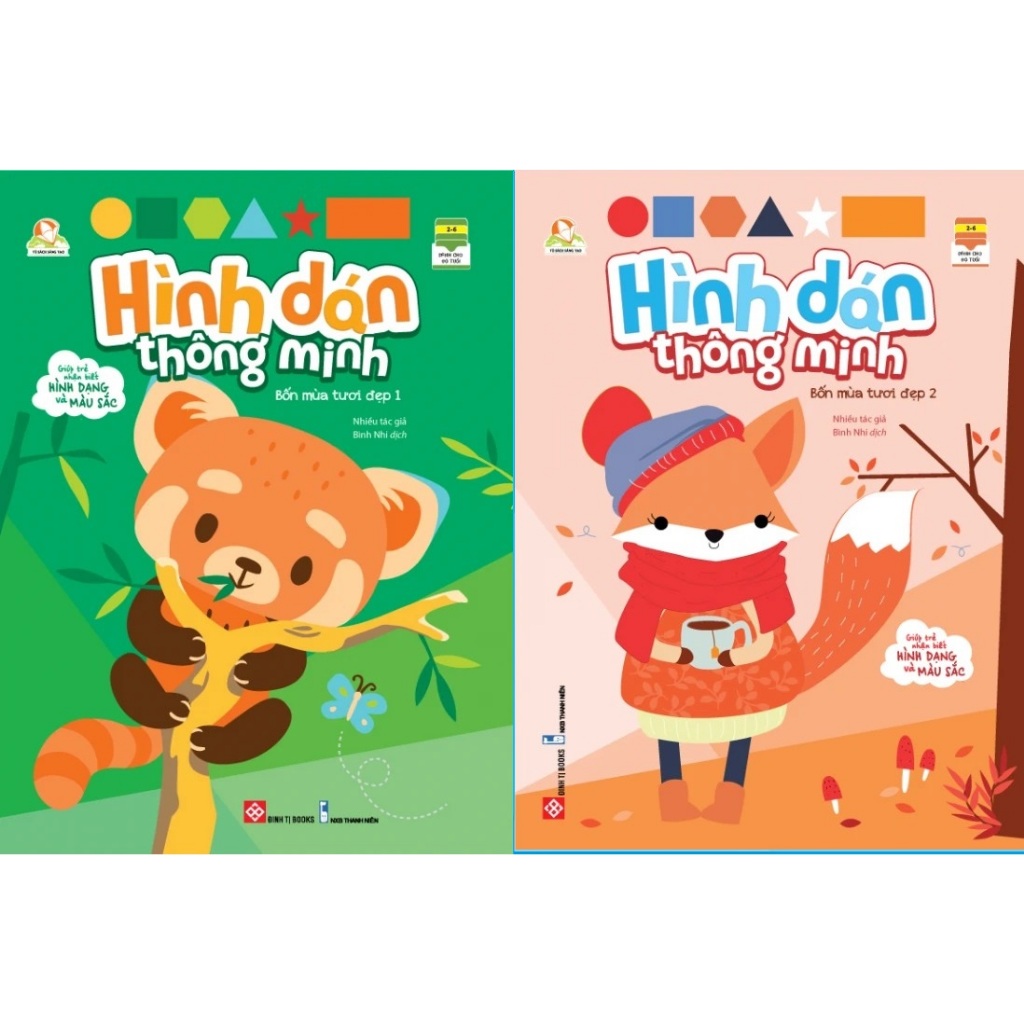 Sách thiếu nhi - Hình dán thông minh - Bốn mùa tươi đẹp