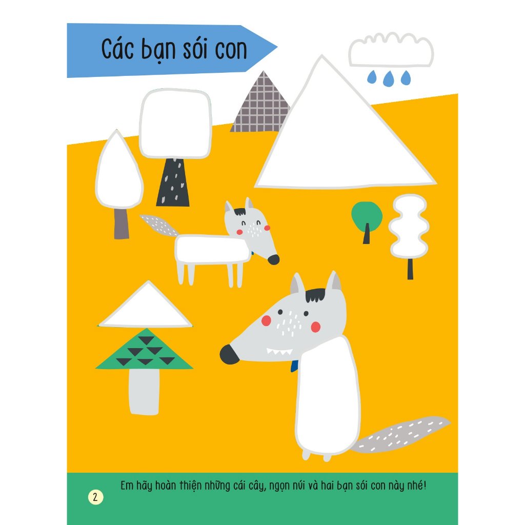 Sách thiếu nhi - Hình dán thông minh - Bốn mùa tươi đẹp