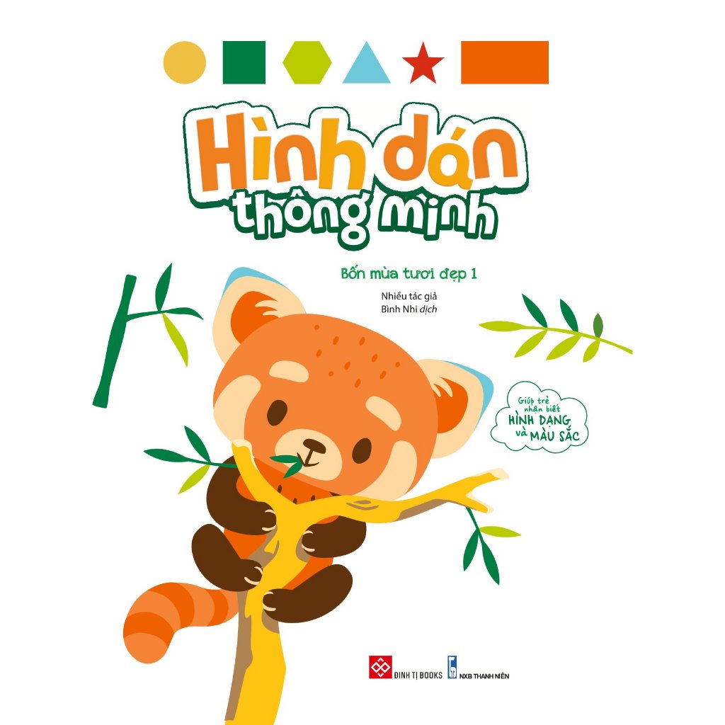 Sách thiếu nhi - Hình dán thông minh - Bốn mùa tươi đẹp