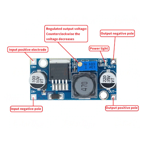 Mạch hạ áp Buck DCDC LM2596 3A