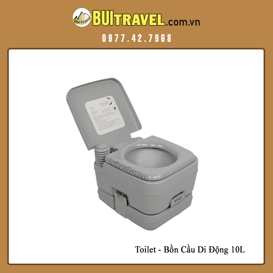 Bồn Cầu Di Động Dã Ngoại Cắm Trại 10L