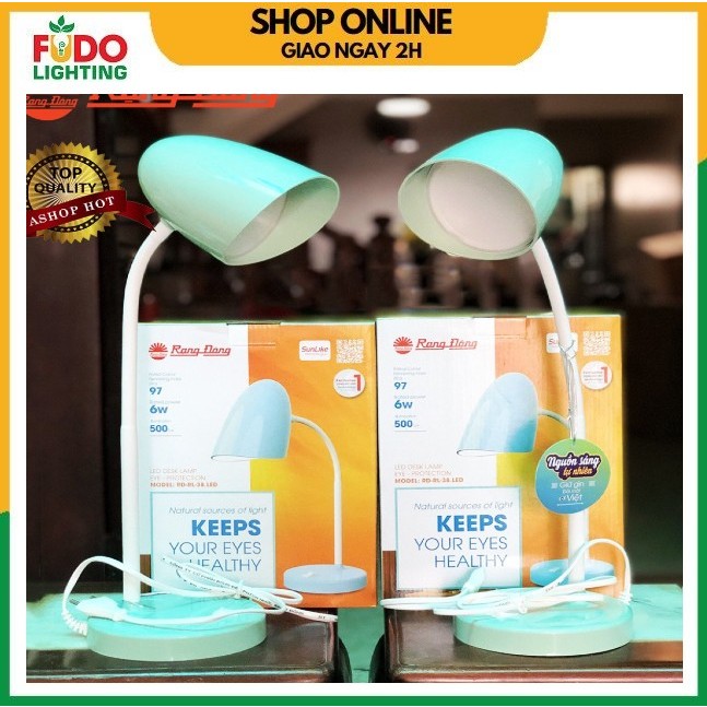 Đèn bàn LED cảm ứng Rạng Đông RD-RL-38.PLUS 6W bảo hành 12 tháng