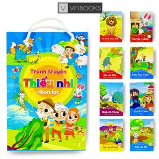  Sách - Truyện Tranh Thiếu Nhi Chọn Lọc - Song Ngữ Anh Việt   8 Cuốn   