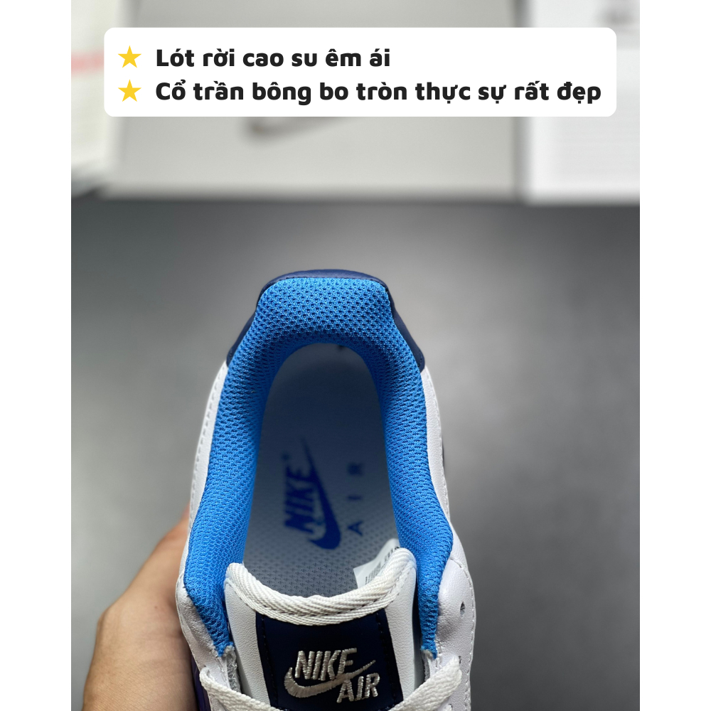Giày thể thao nam nữ đẹp sneaker trắng af1 HY Tím SC hot nhất 2023 đi chơi đi học đi làm đám cưới / Laylani