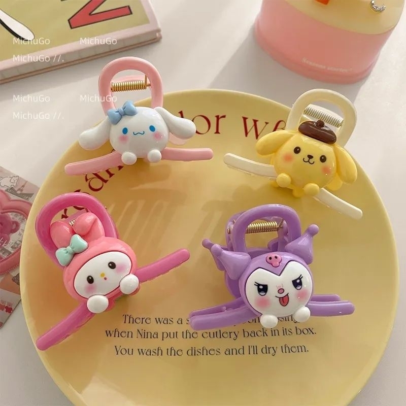 Kẹp Tóc Càng Cua Thời Trang Hình Hoạt Hình Siêu Cute
