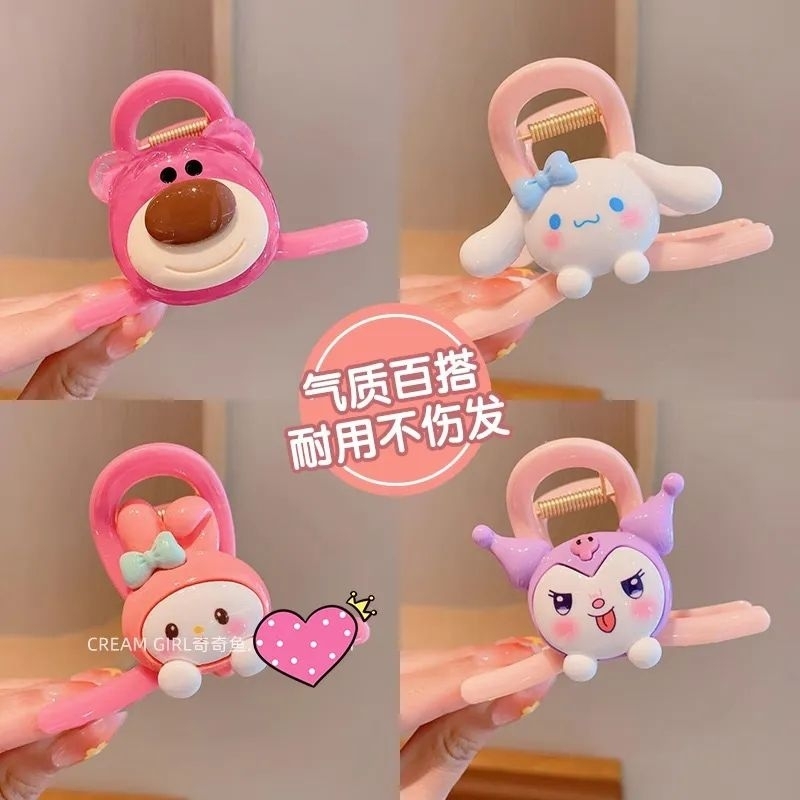 Kẹp Tóc Càng Cua Thời Trang Hình Hoạt Hình Siêu Cute
