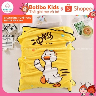 Chăn lông tuyết cho bé size 100 x140 botibo kids