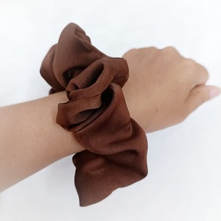 [ Dây buộc tóc vải Scrunchies] Dây cột tóc Scrunchies chất vải lụa 14cm